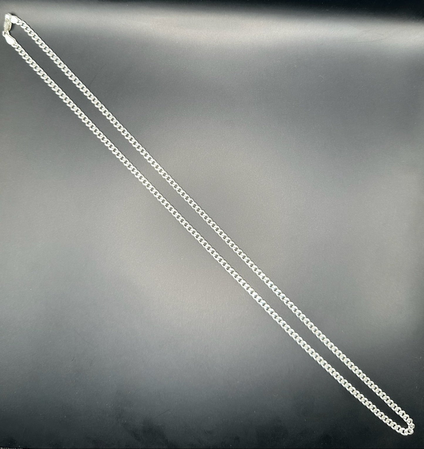 925 Sterling Silver Cuban Chain 4mm - 24 Inch
