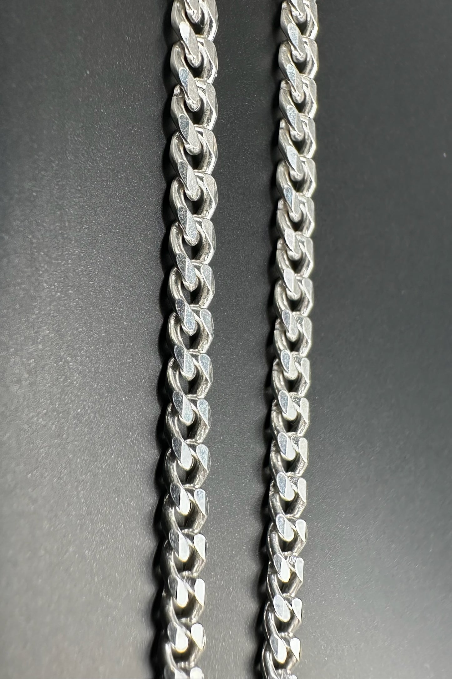 925 Sterling Silver Cuban Chain 4mm - 24 Inch
